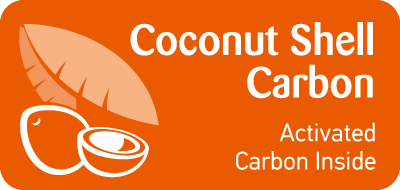 High quality coconut shell carbon is used in Bravo T100
